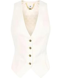 Elisabetta Franchi - Elasticated Waistcoat - Lyst