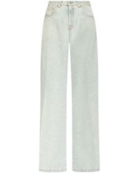 Emporio Armani - High-rise Wide-leg Jeans - Lyst