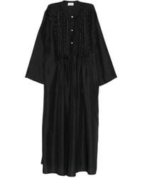P.A.R.O.S.H. - Sadio Bead-Embellished Midi Dress - Lyst