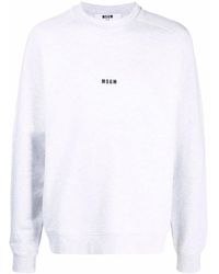 MSGM - Trui Met Logoprint - Lyst