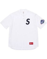 Supreme - S Logo Henley Top - Lyst
