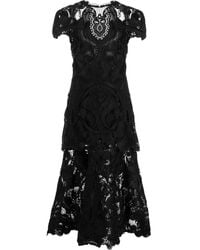 Jonathan Simkhai - Vestido midi con aberturas - Lyst