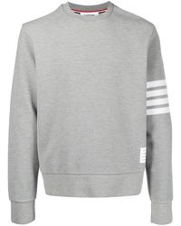 Thom Browne - 4-Bar Stripe Sleeve Sweatshirt - Lyst