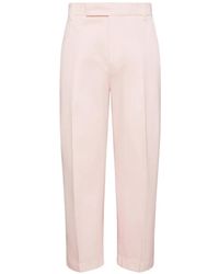 Thom Browne - Cropped Twill Broek - Lyst