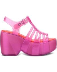 Melissa - Platform Cage Sandals - Lyst