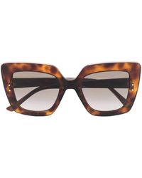 Jimmy Choo - Zonnebril Met Schildpadschild Design - Lyst