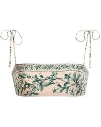 Agua Bendita - Top de bikini Primavera Ceiba con motivo floral - Lyst