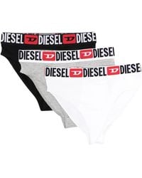 DIESEL - Drie Slips Met Logoband - Lyst