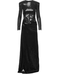 Nissa - Kanten Maxi-Jurk Met Pailletten - Lyst