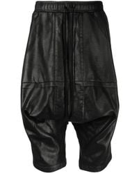 Julius - Bonded-Seam Drawstring Drop-Crotch Shorts - Lyst