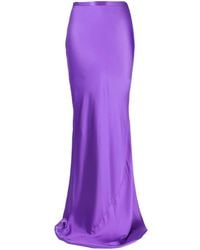 Michelle Mason - Bias Maxi Skirt - Lyst