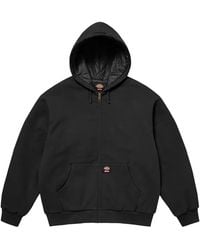 Supreme - X Dickies Quilted Zip-Up Hoodie - Lyst