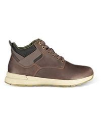 Lumberjack - Dominic Chukka Lace-Up Panelled Ankle Boots - Lyst