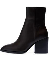 Aeyde - Leandra Block-Heel Ankle Boots - Lyst