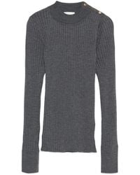 Forte Forte - Ribbed Turtleneck Button-detail Sweater - Lyst