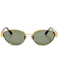 Linda Farrow - Lunettes De Soleil Sheri À Monture Ovale - Lyst