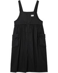 Musium Div. - Logo-Patch Midi Dress - Lyst