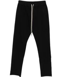 Rick Owens - Drawstring Frayed Track Pants - Lyst