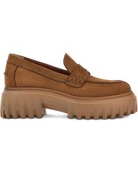 Hogan - Suede Loafers - Lyst