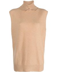 Vanisé - Top Smanicato A Collo Alto - Lyst