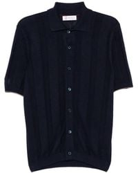 Brunello Cucinelli - Buttoned Striped Knitwear - Lyst
