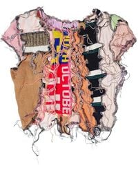 Borbala - Patchwork Short-Sleeve T-Shirt - Lyst