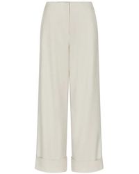 ARMANI EXCHANGE - Turn-Up Cuff Trousers - Lyst