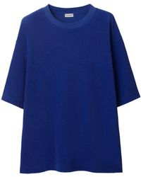 Burberry - Ekd-Motif Towelling T-Shirt - Lyst
