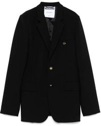 Moschino - Single-Breasted Notched-Lapel Blazer - Lyst