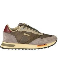 Blauer - Ryder Panelled Sneakers - Lyst