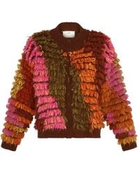 Carolina K - Marjorie Shaggy Knit Jacket - Lyst
