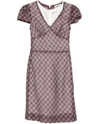 ShuShu/Tong - Robe Courte À Motif Tartan - Lyst