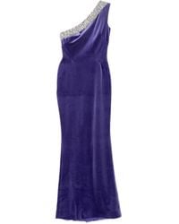 Saiid Kobeisy - Crystal Embellished One-Shoulder Dress - Lyst