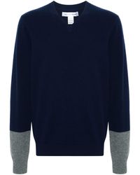 Comme des Garçons - Knitted Wool Sweater - Lyst