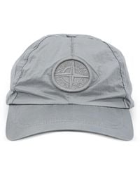 Stone Island - Baseballkappe Mit Logo-Patch - Lyst