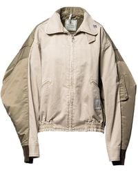 Maison Mihara Yasuhiro - Panelled Zipped Jacket - Lyst