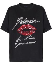 Balmain - T-Shirts - Lyst