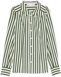 Carolina Herrera - Striped Long-Sleeve Shirt - Lyst