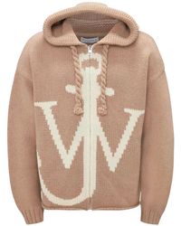 JW Anderson - Kapuzenjacke Mit Anker-Print - Lyst