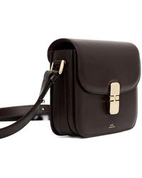 A.P.C. - Grace Leren Schoudertas - Lyst