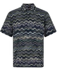 Missoni - Zig-Zag-Pattern Polo Shirt - Lyst