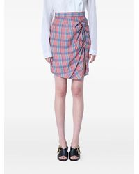 Vivienne Westwood - チェック サイドパネル スカート - Lyst