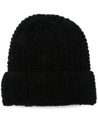 Liska - Arala Chunky-Knit Cashmere Beanie Hat - Lyst