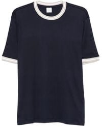 Eleventy - Trim Short Sleeves T-Shirt - Lyst