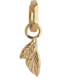Enamel Copenhagen - Leaf-Motif Charm - Lyst
