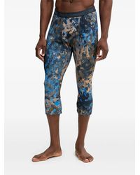 Peak Performance - Printed Cropped Baselayer Leggings - Lyst