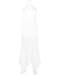The Attico - Saskia Halterneck Maxi Dress - Lyst