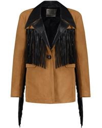 Dan Cassab - Patsy Fringe-Trim Jacket - Lyst