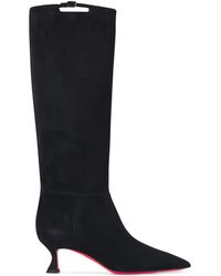 Santoni - Pointed-Toe Buckled Boots - Lyst