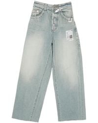 Maison Mihara Yasuhiro - Jeans Mit Logo-Patch - Lyst